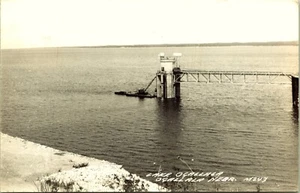 RPPC Kingsley Dam Tower Lake Ogallala Nebraska Real Photo Postcard 1955 - Picture 1 of 2