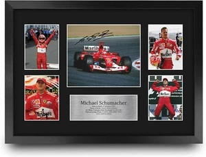 MICHAEL SCHUMACHER SIGNED PHOTO FORMULA F1 FERRARI 7 TIME CHAMPION 8X10 REPRINT - Picture 1 of 3