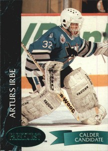 1992-93 (SHARKS) Parkhurst Emerald Ice #396 Arturs Irbe