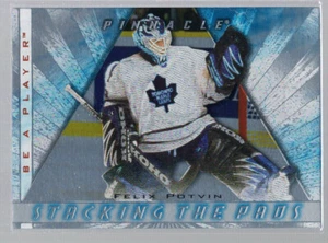 * 1997-98 Pinnacle Be A Player - Stacking the Pads #3 - FELIX POTVIN (g) - Picture 1 of 2