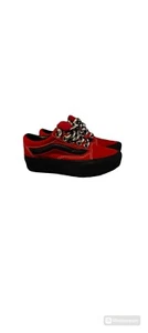VANS 90ER RETRO ALTE SKOOL LUG PLATEAUSCHUHE (90ER RETRO) CHILI PFEPPER/SCHWARZ) DAMEN - Bild 1 von 5