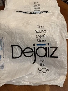 Lot Of 25 DeJaiz 90s Mens Clothing Store Bags Rare Vtg Hip Hop Culture Rap DJ - Picture 1 of 7
