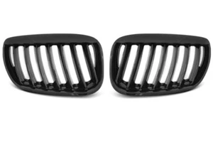 GRILL GRBM70 BMW X5 E53 SUV 2004 2005 2006 GLOSSY Noir - Picture 1 of 1
