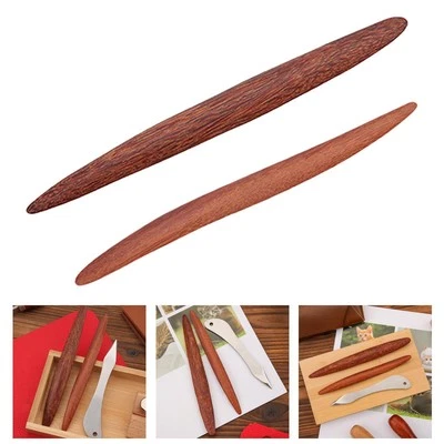 Leathercraft Shaping Stick Wood Sturdy Detailing Tools for Beginners Artists - Image 1 of 2