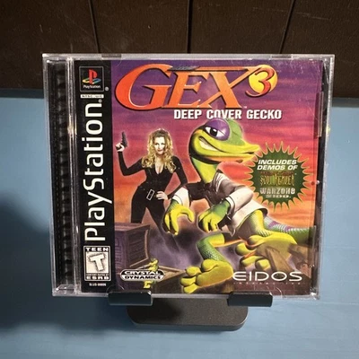 Gex 3 Deep Cover Gecko - PS1 PlayStation 1 - Complete - Tested - Free Shipping - Image 1 of 3