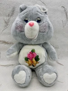 Vintage Care Bear "Grams Bär" 15 Zoll Plüsch Oma 1983 Kenner grau rosa Oma - Bild 1 von 20