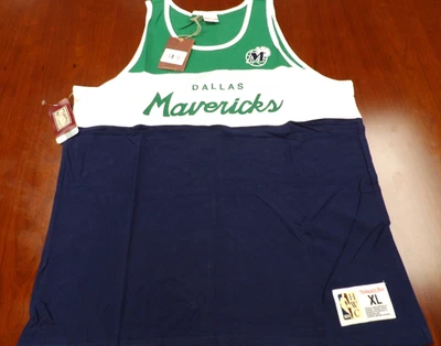 NWT MITCHELL & NESS NBA DALLAS MAVERICKS TANK T-SHIRT SIZE XL - Image 1 of 4