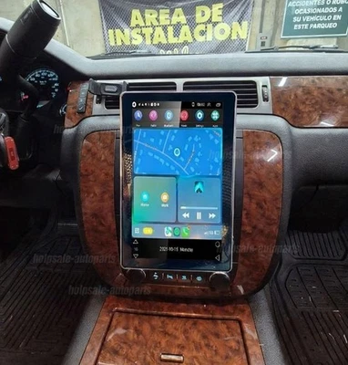 Radio giratoria CarPlay Android 15 4+64G 10,1"" para Chevy 2007-2014 Tahoe Suburban Foto 1 de 4