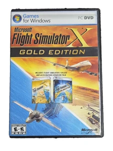 Microsoft PC DVD Flight Simulator X Gold Edition Spiele PC 2008 - Bild 1 von 1