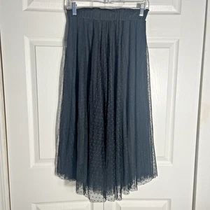 Stradivarius Rock Damen klein schwarz Spitze transparent gefüttert Fee Grunge Whimsigoth - Bild 1 von 5