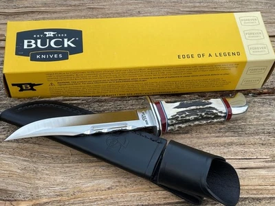 BUCK 119 ESPECIAL ** LEROY REMER CIERVO SAMBAR PERSONALIZADO CON INCRUSTACIONES DE JASPE SANGRIENTO #16 Foto 1 de 4