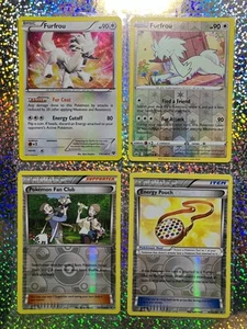Pokemon TCG: Cosmos Holo 114/146 Furfrou; Reverse Holo 107/124 Pokemon Fan Club - Picture 1 of 24