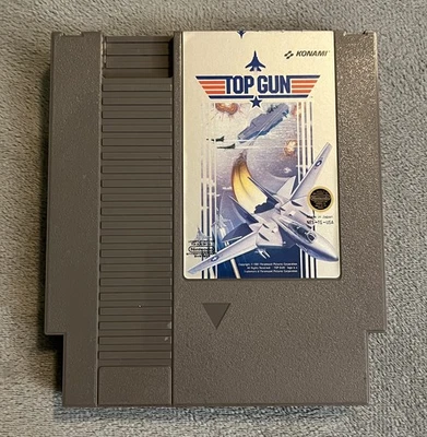 Top Gun (Nintendo Entertainment System, 1987) NES Game Only Tested Working AVGN - Image 1 of 4