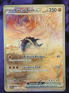 Pokemon Great Tusk ex 246/198 Scarlet & Violet SV1en - Picture 1 of 2