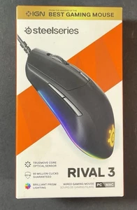 SteelSeries Wired Gaming Mouse Rival 3 NEW SEALED - Picture 1 of 3