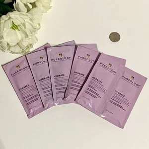 5 Pureology Hydrate Shampoo & Conditioner Probenpakete 10ml/EA Gesamt - 100ml Neu - Bild 1 von 3