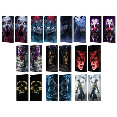 OFFICIAL TOM WOOD HORROR LEATHER BOOK WALLET CASE COVER FOR AMAZON FIRE - Изображение 1 из 4