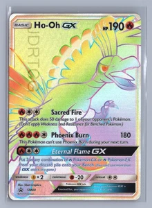 Pokemon Sol y Luna Estrella Negra Promo SM80 Ho-Oh GX - Imagen 1 de 2