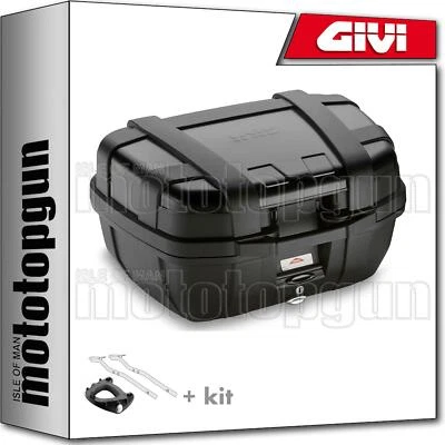 GIVI CASE TREKKER BLACK LINE TRK52B + HOLDER HONDA CBF 600 N 2010 10 2011 11 - Image 1 of 4
