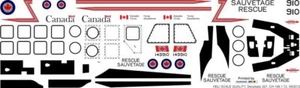 Decal 327 AgustaWestland CH-149 Cormorant / AW 101 Merlin Canadian Forces 910 - Picture 1 of 2