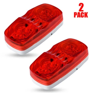 2x 4" rojo LED marcador lateral luz de separación para camión remolque cámper autocaravana - Imagen 1 de 8