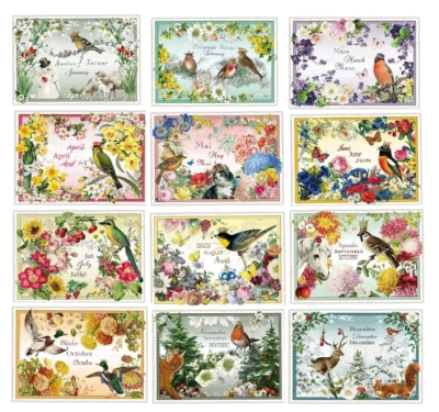 Edition a thousand beautiful * postcard * glitter * monthly cards * A6 - Image 1 of 2