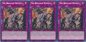 Tri-Brigade Revolt - Playset 3 Cards - RA01-EN079 - Secret Rare - Yugioh - Picture 1 of 2