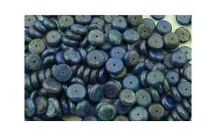 MA Perline Rondelle Naturali AAA Afghanistan Lapislazzuli (10) 14 x 4-6 mm 4660P - Foto 1 di 3