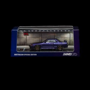 1:64 Nissan Skyline GT-R (R32) -- Chameleon Purple -- INNO64 Australia Exclusive - Picture 1 of 7