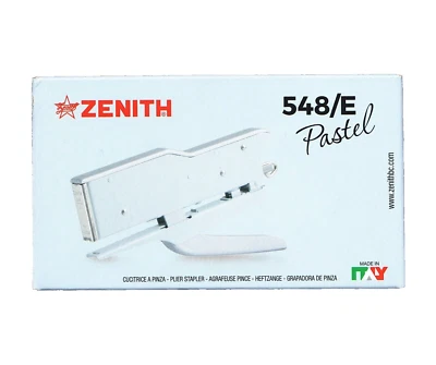 Cucitrice Spillatrice a Pinza in Metallo Zenith 548/E Colore Pastel con Punti - Immagine 1 di 2