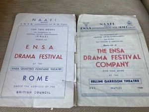 Godfrey Tearle & Company 1946 Signed Dinner Menu & Programme Of Events In Europe - Picture 1 of 7