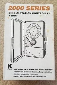 K-Rain 2114 Single Station Irrigation Controller Outdoor 110V In 24V Out 30VA - Picture 1 of 10