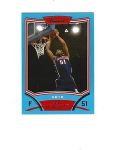 2008-09 Bowman Blue #53 Sean Williams /499 NEW JERSEY NETS - Bild 1 von 2