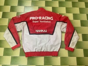 Vintage NANKAI Motorcycle Japan Pro Racing Team Jacket Mesh Super Ventilation M - Picture 1 of 12