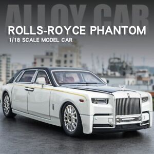 1:18 Rolls-Royce Phantom Diecast model Car Toy Vehicle Sound Light Kids Gifts
