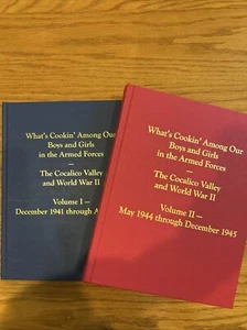 2013 What’s Cookin’ Among Our Boys Girls Armed Forces Cocalico WWII Vol. I & II - Picture 1 of 10