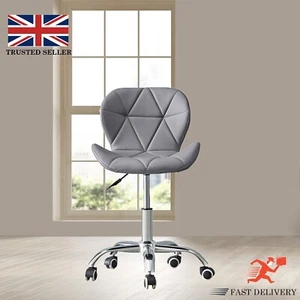 Silla de Oficina Escritorio de Computadora Acolchada Patas Cromadas Elevador Giratorio Altura Ajustable - Imagen 1 de 14