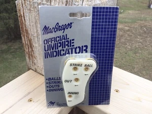 Vintage Official Umpire Indicator Balls Strikes Outs Innings MacGregor NOS - Picture 1 of 2