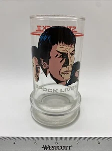Vintage 1984 SPOCK LIVES Star Trek III Taco Bell Paramount Pic. Soda Glass   - Picture 1 of 4