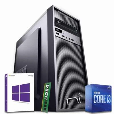 PC fisso THUNDER Intel i3-10100 quad core 8gb ram hard disk 1tb WiFi HDMI - Immagine 1 di 4
