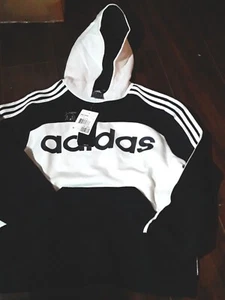 NEW Kids ADIDAS ORIGINALS LINEAR PULLOVER HOODIE ~ SIZE Medium Free Shipping - Picture 1 of 8