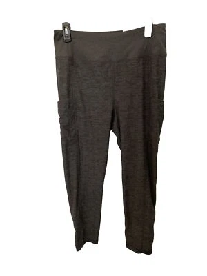 Leggings Sonoma para mujer 7/8 tiro alto fin de semana gris bolsillos laterales talla: mediana Foto 1 de 4