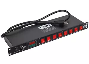 Condizionatore di alimentazione ProX X-PC8DIVO 8 prese montaggio su rack con misuratore A&V e porta USB - Foto 1 di 5