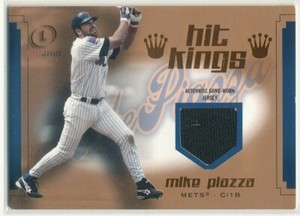 2001 Fleer Legacy Mike Piazza Hit Kings Jersey 