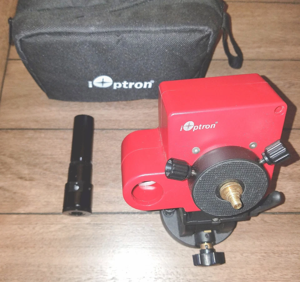 Soporte para cámara iOptron SkyTracker Pro con mira polar rojo/negro #3322 Foto 1 de 1