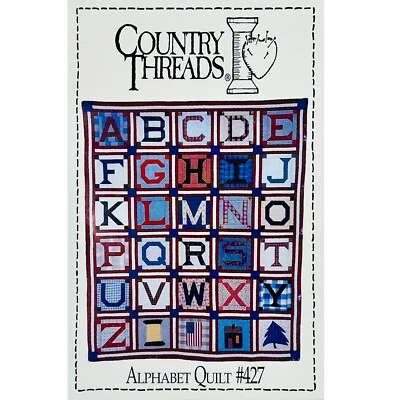 Edredón Alphabet PATTERN 427 de Connie Tesene y Mary Tendall para Country Threads Foto 1 de 4