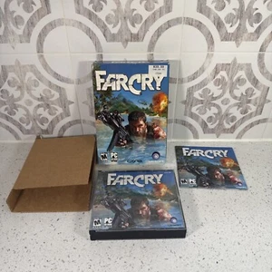 Far Cry PC CD-ROM Complete Crytek Ubisoft Big Box CIB W/ Game & Manual - Picture 1 of 15