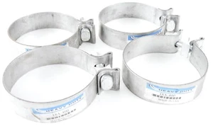 Heavy Duty Manufacturing 4" Exhaust Clamp Lot of 4 - Picture 1 of 3