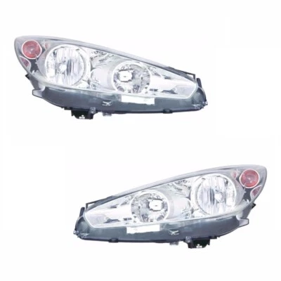 For Peugeot 308 CC 6/2011-4/2014 headlight interior lamps chrome 1 pair - Image 1 of 3