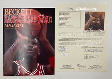Michael Jordan HOF Signed Basketball Beckett #1 Magazine Autographed JSA LOA